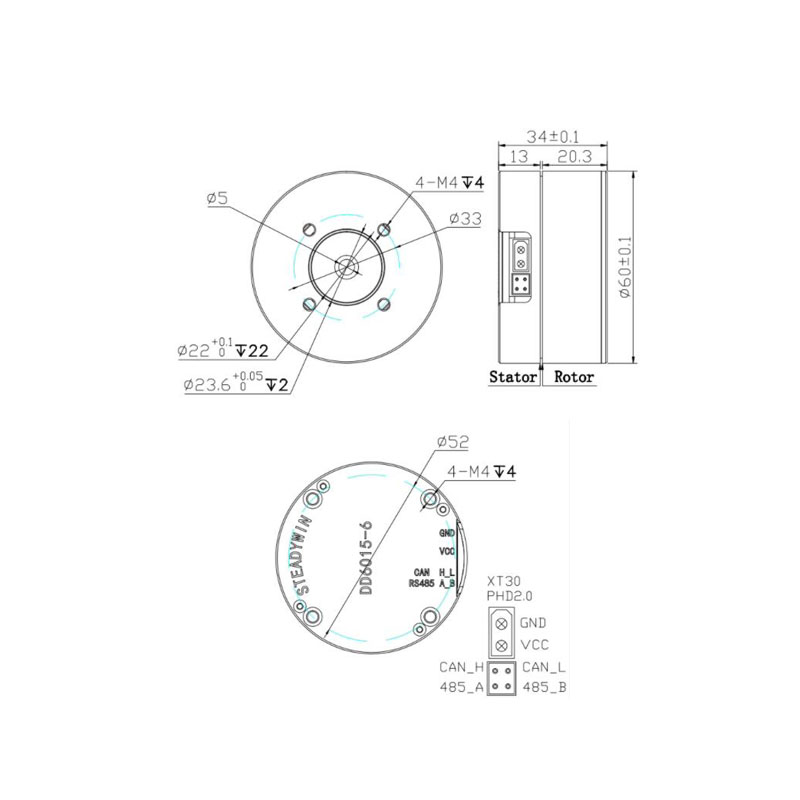 Pan/tilt, load stabilizer, rob - огляд і ціна Direct Drive Servo Motor Robotics